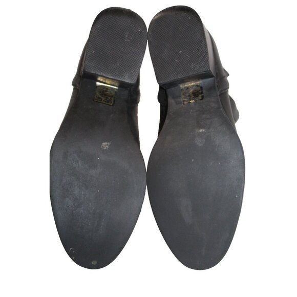 $195 JEFFREY CAMPBELL Womens US 6 Black Leather ORILEY Shoes Ankle Booties Boots - Picture 3 of 11